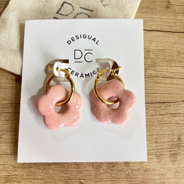 Producto - Aros Flopy rosas