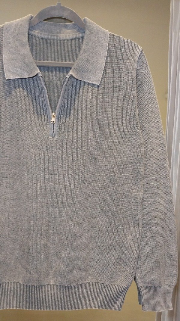 Producto - Sweater chomba gastado 1/2 cierre Julian