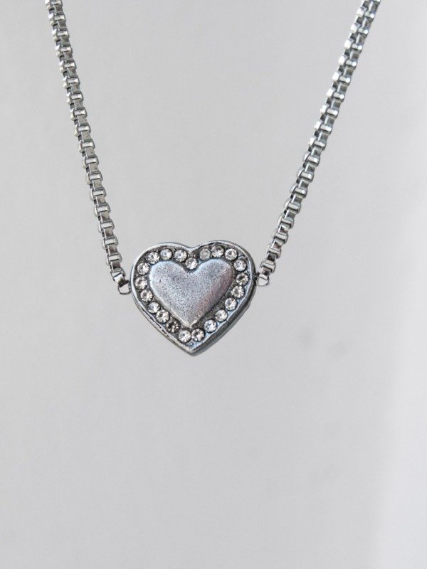 Producto - Pulsera Medio Corazón Con Brillos