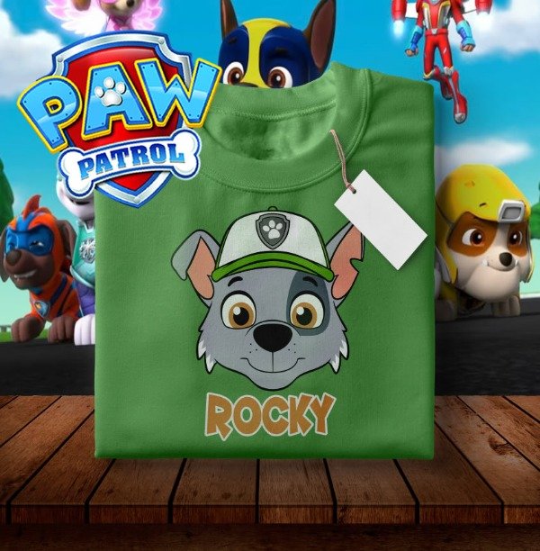 Producto - Plantillas Remeras Paw Patrol Diseños para Sublimar Sublimación DTF #r345 - 2