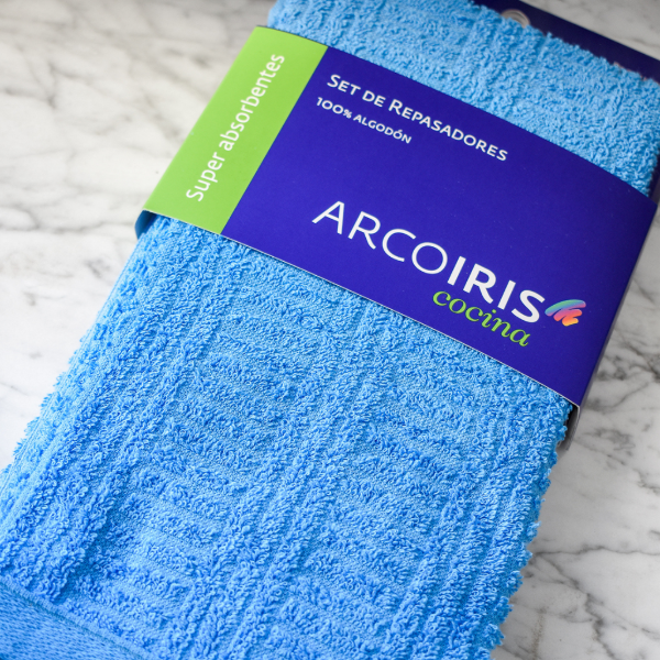 Producto - Pack x 2 Repasadores Arco iris Maku