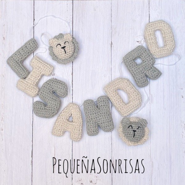 Producto - Cartel de 8 Letras con 4 adornos - 4
