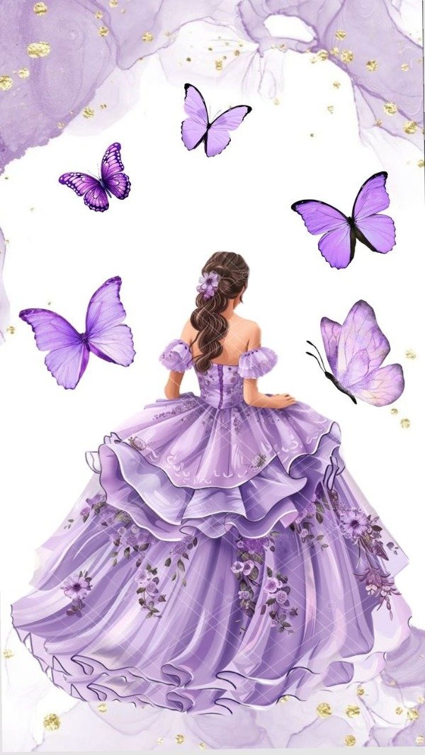 Producto - FUNDA PARA PANEL QUINCEAÑERA LILA 2