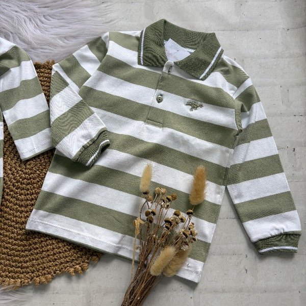 Producto - Chomba color VERDE talles hasta 3 años