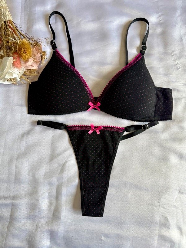 Producto - Taza soft pintitas negro