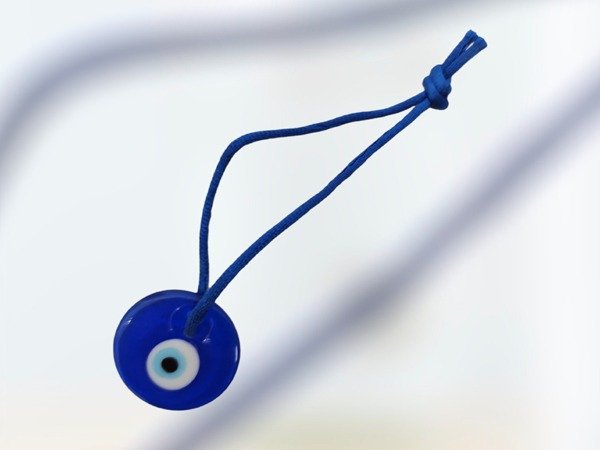 Producto - Colgante ojo turco hilo 13x3