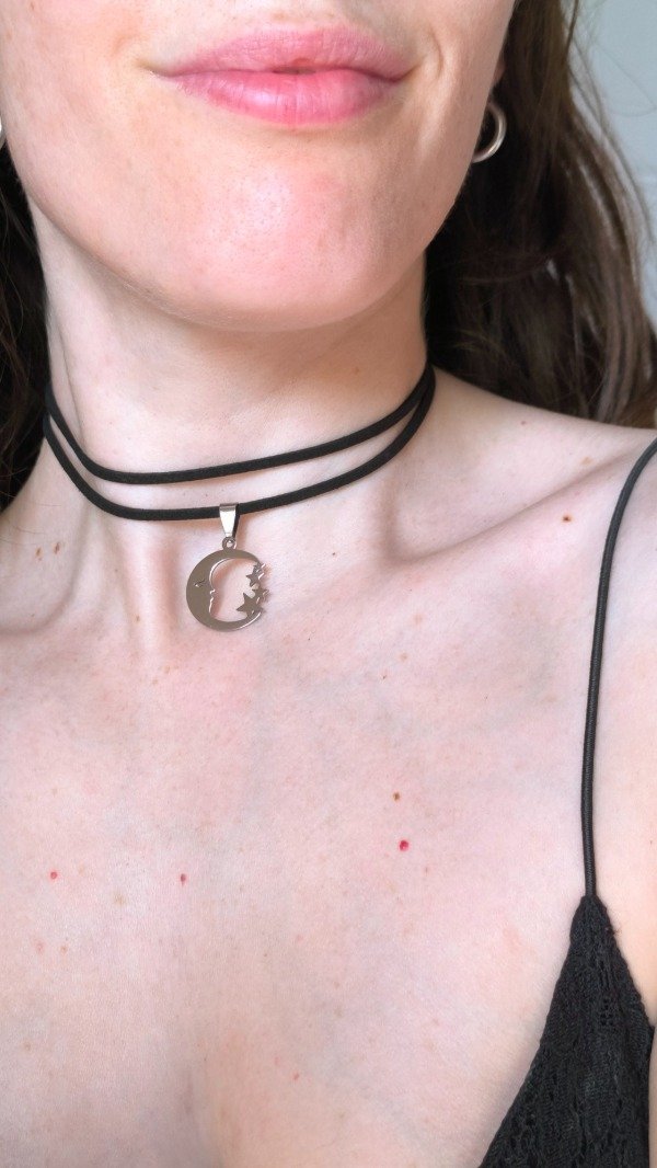 Producto - Choker Luna y Estrellas