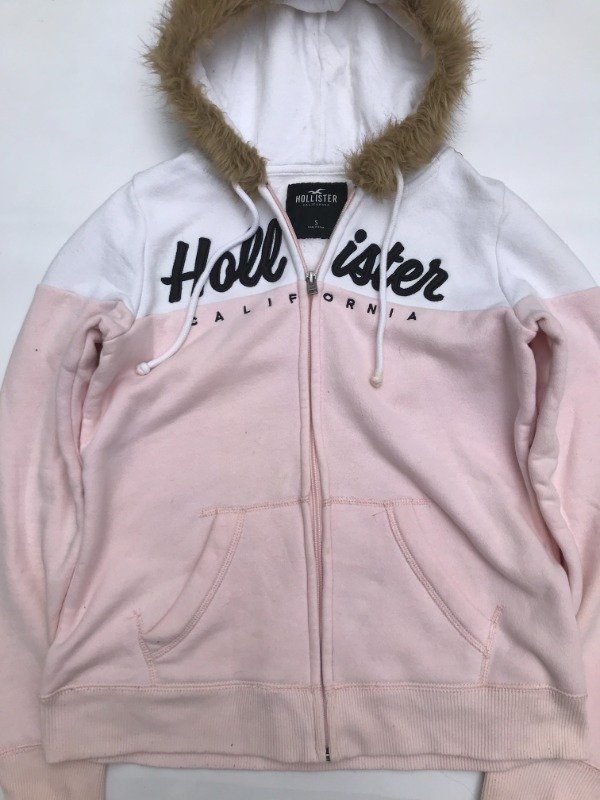 Producto - Fur zip up HOLLISTER pink - 2