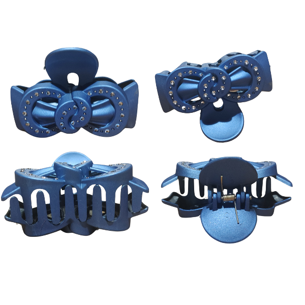 Producto - Broche Para Pelo Moño Con Piedras De Strass Mujer X Unidad - 6