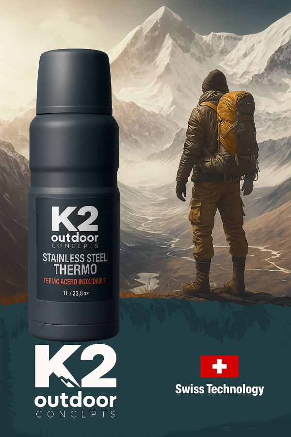 Producto - Termo K2 1 litro Acero Inoxidable