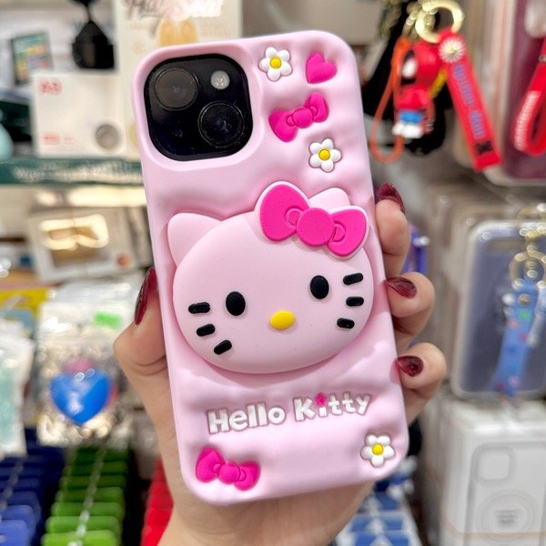 Producto - FUNDA SILICONA 3D HELLO KITTY ROSA