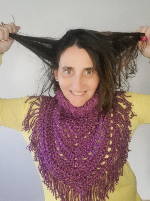 Producto - Patrón Cuello Poncho MONDO (Técnicas Tejido Circular y Plano)