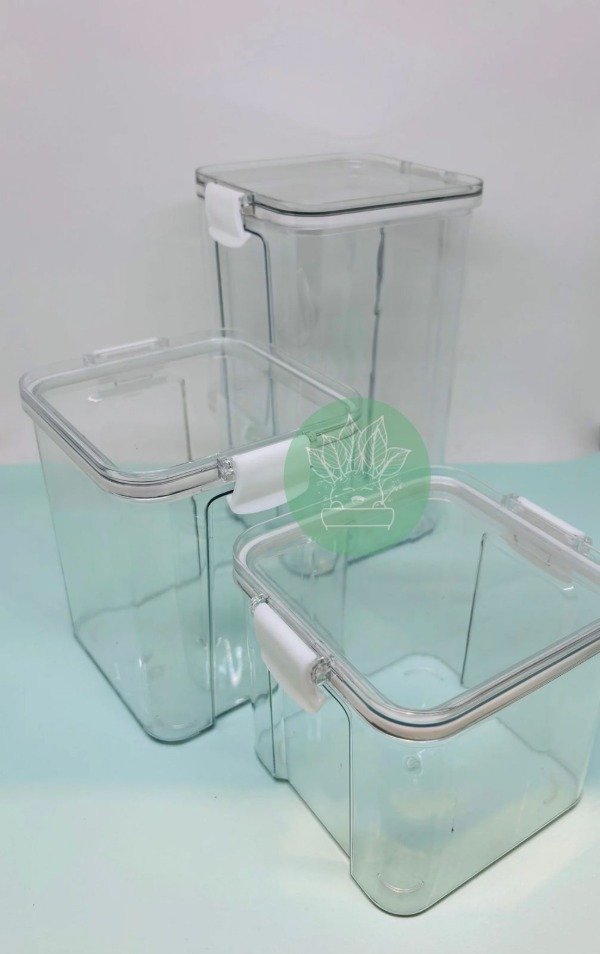 Producto - Hermetico cuadrado blanco