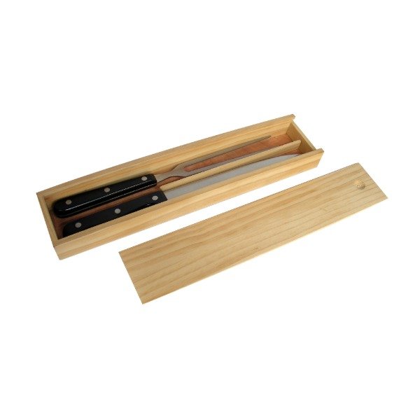 Producto - SET PARRILLERO EN CAJA DE MADERA