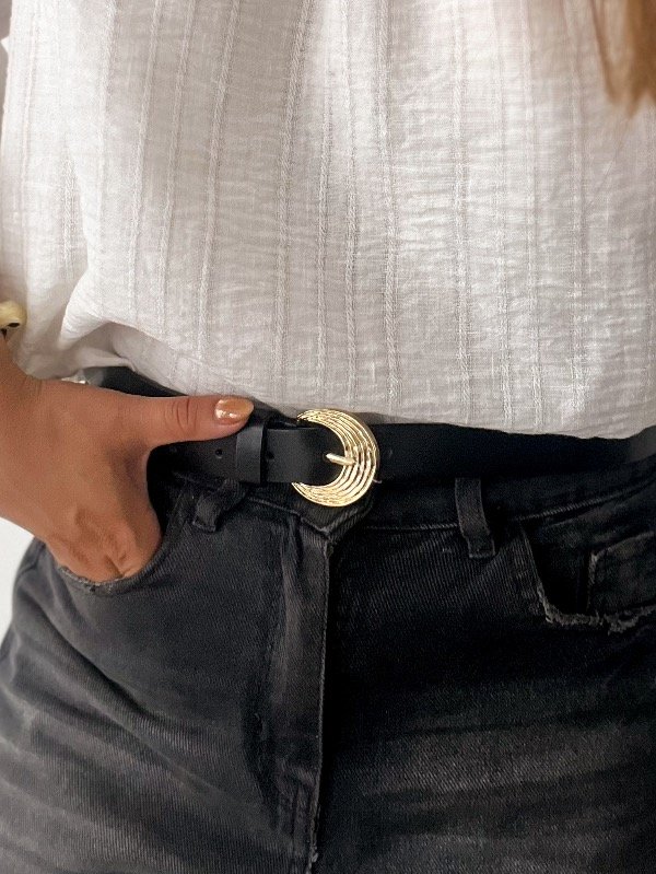 Producto - Cinto Trina Hebilla Dorada