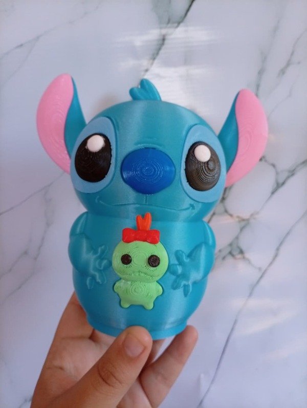 Producto - Lilo y stitch Huevo impreso 3D Alcancia