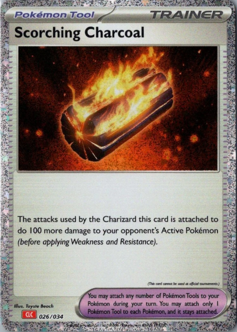 Producto - Scorching Charcoal 026/034 Pokémon TCG Classic - Charizard