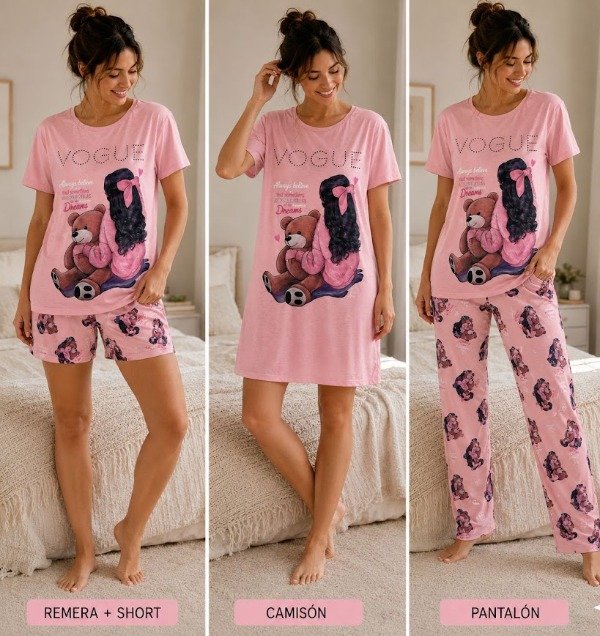 Producto - PIJAMAS 4 PIEZAS GIRLS - 0