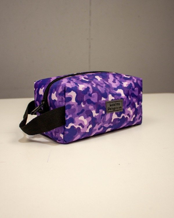 Producto - Neceser simple camuflado violeta
