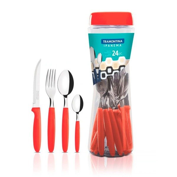 Producto - CUBIERTOS IPANEMA  24 PZAS. TRAMONTINA
