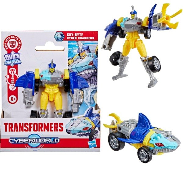 Producto - Transformers Cyberworld Sky-Byte Cyber Changers
