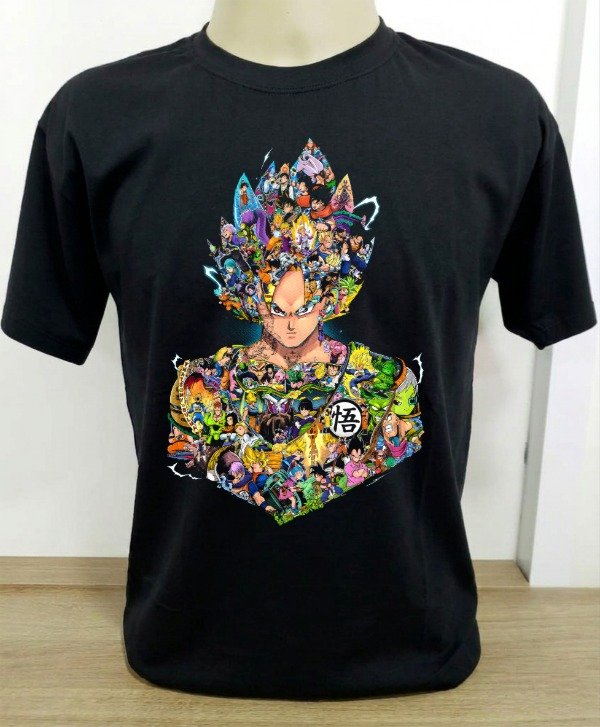 Producto - Remera  unisex Gokú Collage
