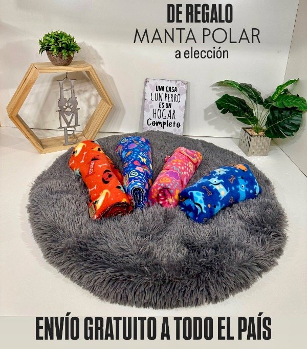 Producto - COLCHONETA NÓRDICA PELO LARGO GRIS