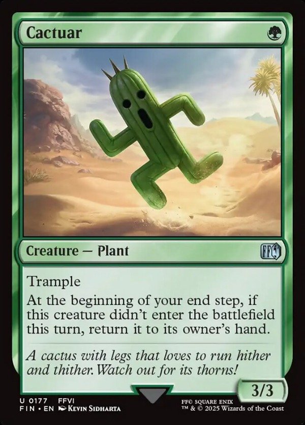 Producto - Cactuar  Final Fantasy