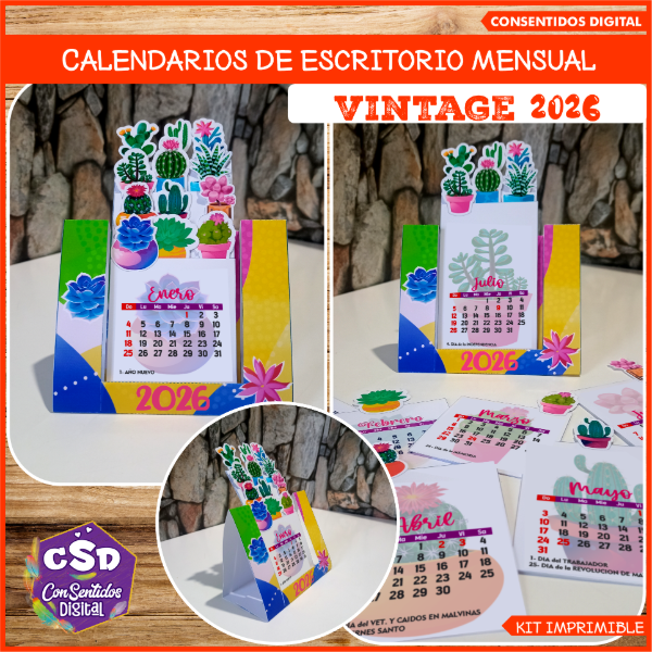 Producto - CALEND.2026 CACTUS