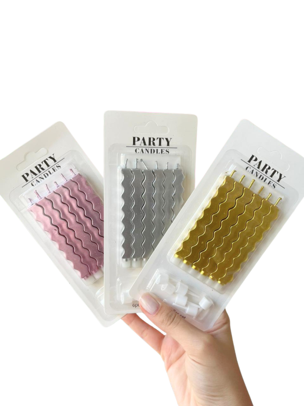 Producto - VELAS ONDAS X6