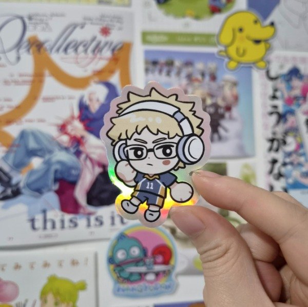 Producto - Sticker holográfico - Tsukishima