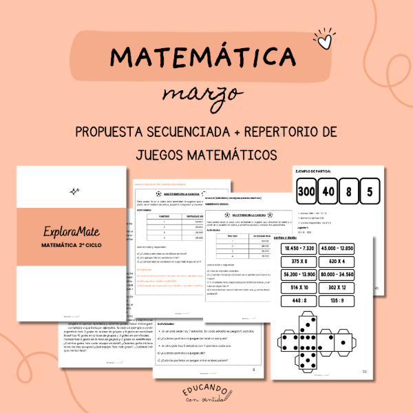 Producto - EXPLORAMATE- 2DO CICLO- MARZO