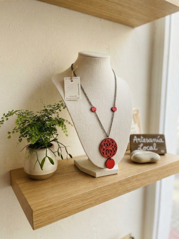 Producto - Collar Mandala / Rojo Fuego - 0