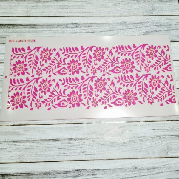 Producto - St 4558 Stencil Guarda Flores  de 40x20 cm