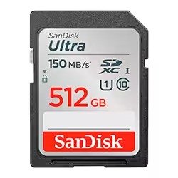 Producto - SanDisk SD Ultra 512GB 150MBs - SDSDUNC-512G-GN6IN