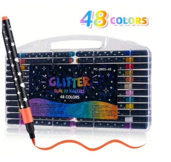 Producto - Marcadores con glitter x 48
