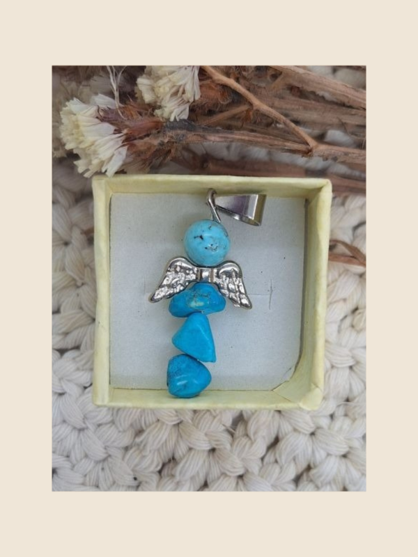 Producto - Dije angel "Turquesa"