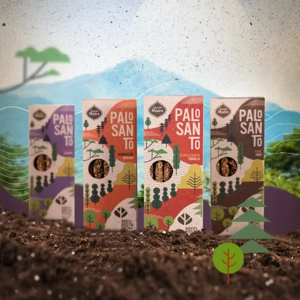 Producto - sahumerio palo santo sustentable base frutas x 4u