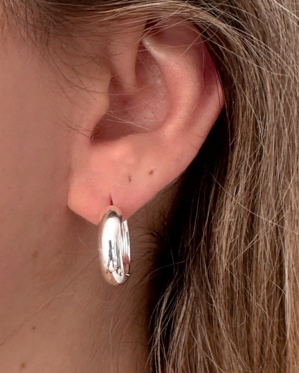 Producto - Argollas Rue Acero Blanco