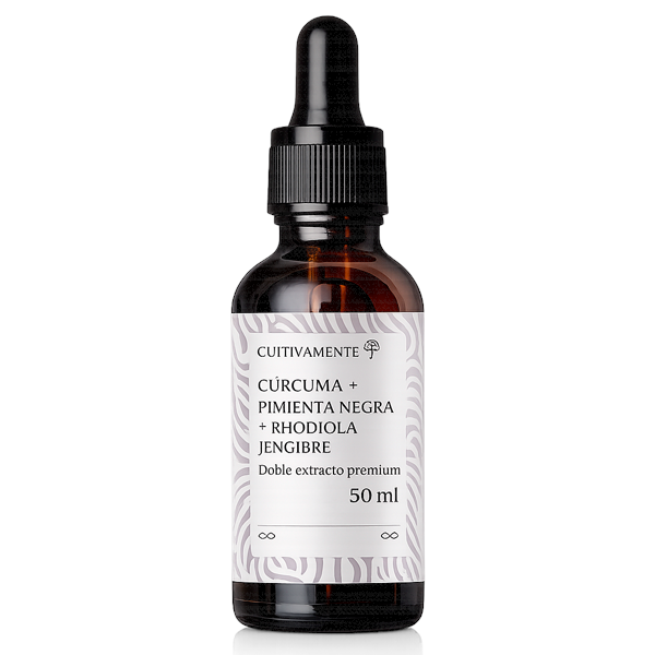 Producto - CURCUMA/PIMIENTA NEGRA/RHODIOLA/JENGIBRE - CULTIVAMENTE