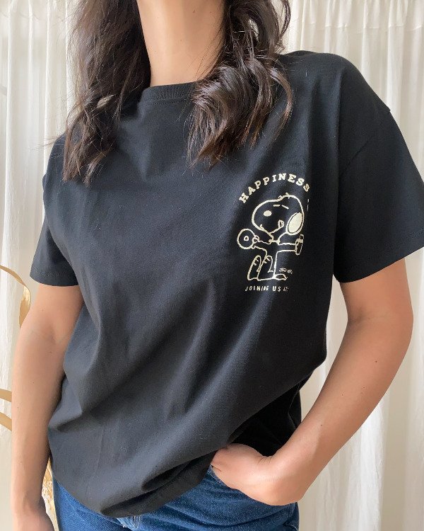 Producto - Remerón Snoopy Negro - 2