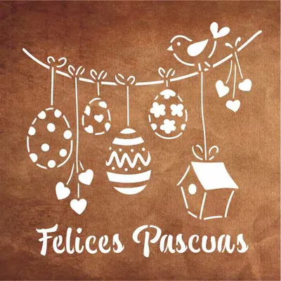 Producto - Stencil 15x15 cm E134