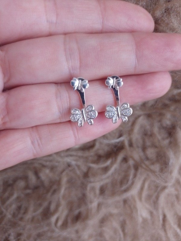 Producto - Aros mariposa doble funcion