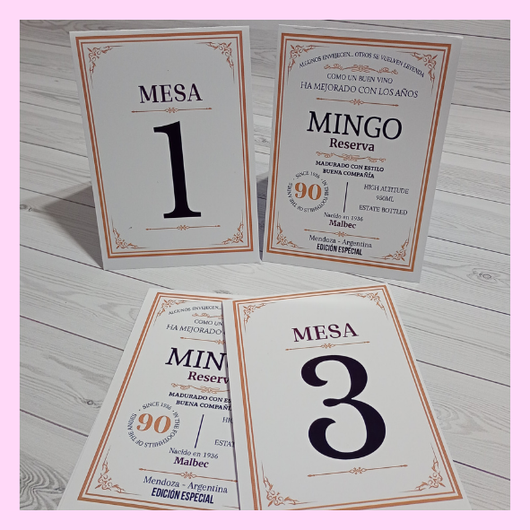 Producto - NRO de mesa