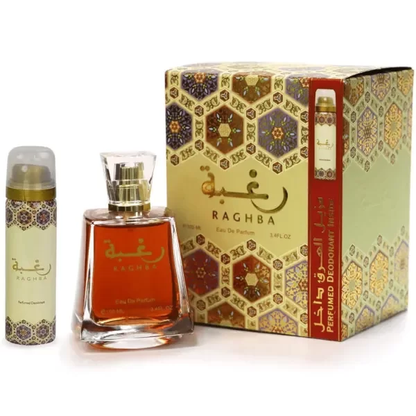 Producto - Lattafa Raghba For Women EDP 100ML + Body Spray 100ML