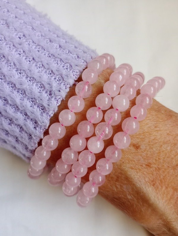 Producto - Pulsera elástica Cuarzo Rosa