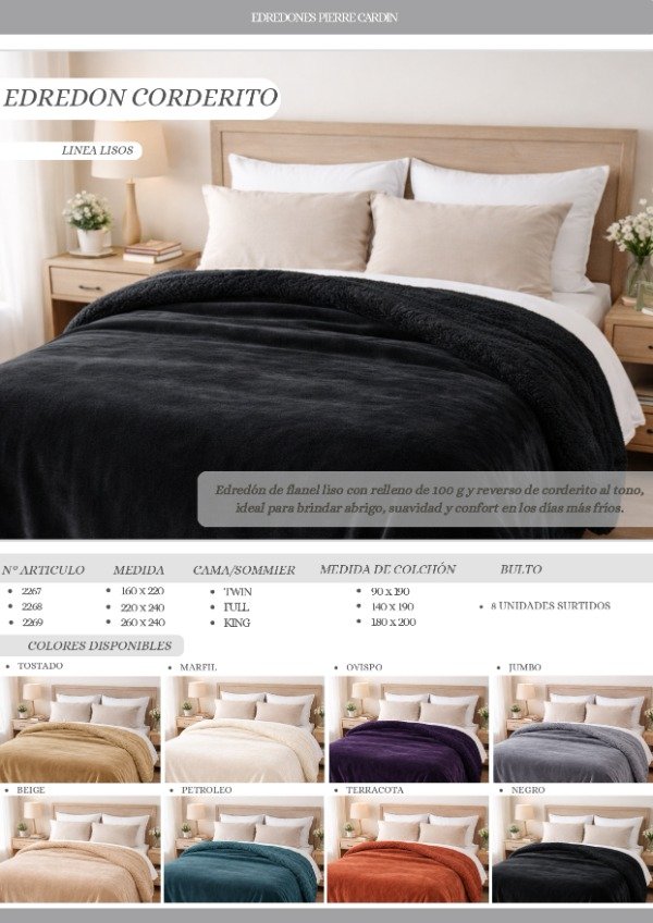 Producto - Edredón Corderito