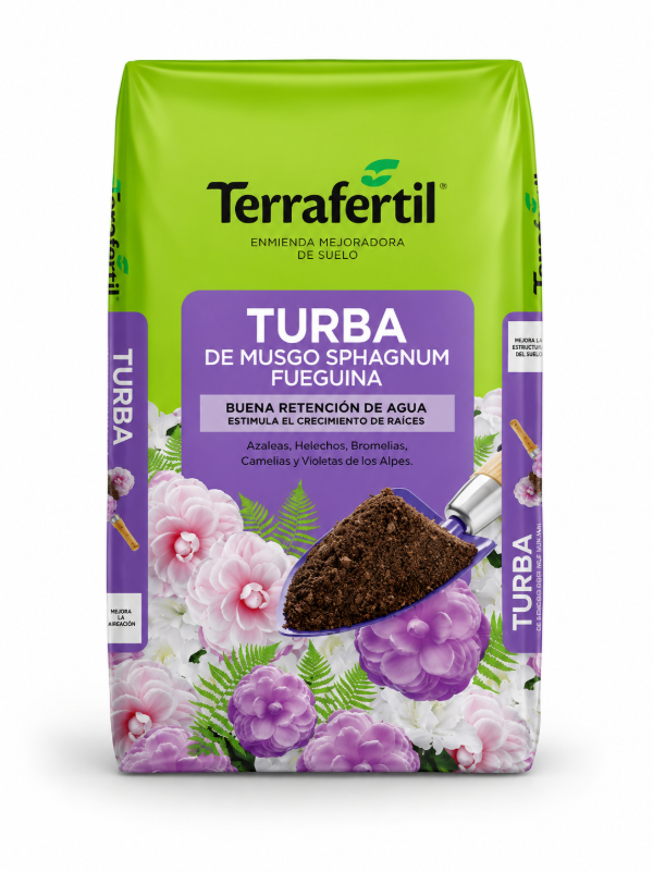 Producto - Sustrato Turba para Jardín - Terrafertil