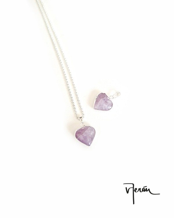 Producto - Dije Corazón amatista