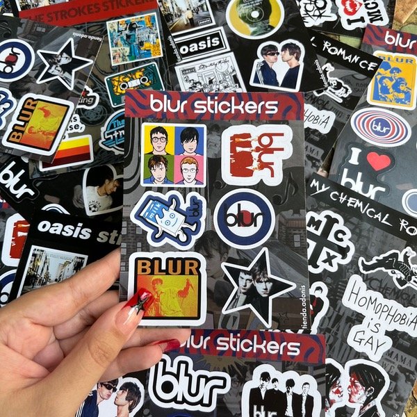 Producto - Plancha de stickers Blur